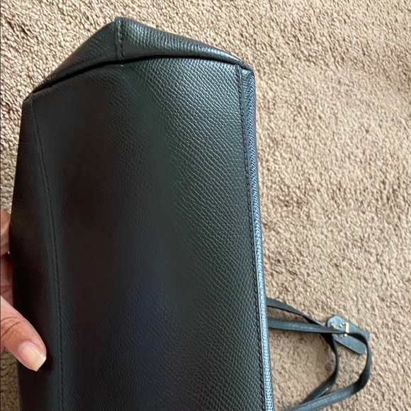 Authentic Black Leather Coach Purse/Tote - Picture 8 of 10